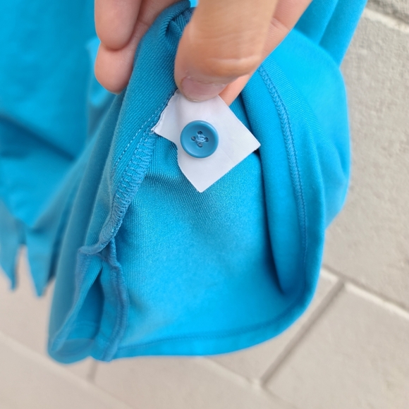 Alo Yoga | Charmed Polo Tennis Dress in Blue Splash Size Small - Picture 6 of 6